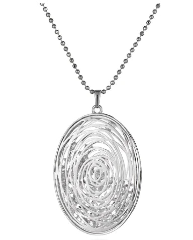 New European and American Sweater Chain with Flower Pendant